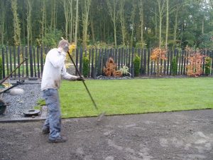 bodem en tuin egaliseren